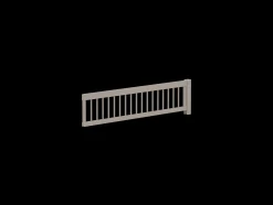 FLEXA Safety Rails*Safety rail w. bars 3/4, 200cm
