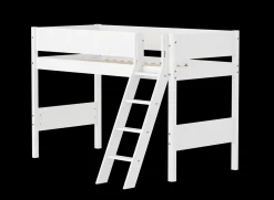 FLEXA Mid High Beds*Semi-high bed w. slanting ladder