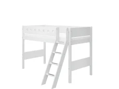 FLEXA Mid High Beds*Semi-high bed w. slanting ladder