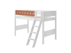 FLEXA Mid High Beds*Semi-high bed w. slanting ladder