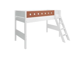FLEXA Mid High Beds*Semi-high bed w. slanting ladder