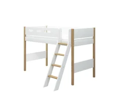 FLEXA Mid High Beds*Semi-high bed w. slanting ladder
