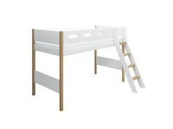 FLEXA Mid High Beds*Semi-high bed w. slanting ladder