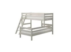 FLEXA Bunk Beds|Mid High Beds*Semi-high bed w. slanting ladder
