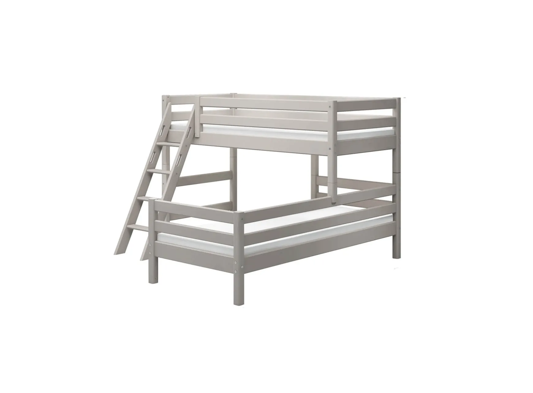 FLEXA Bunk Beds|Mid High Beds*Semi-high bed w. slanting ladder