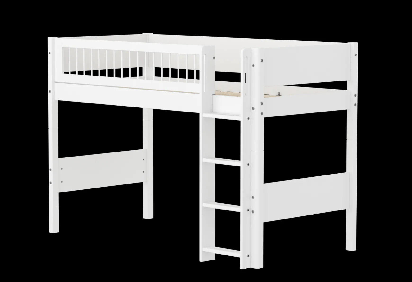 FLEXA Mid High Beds*Semi-high bed w. straight ladder