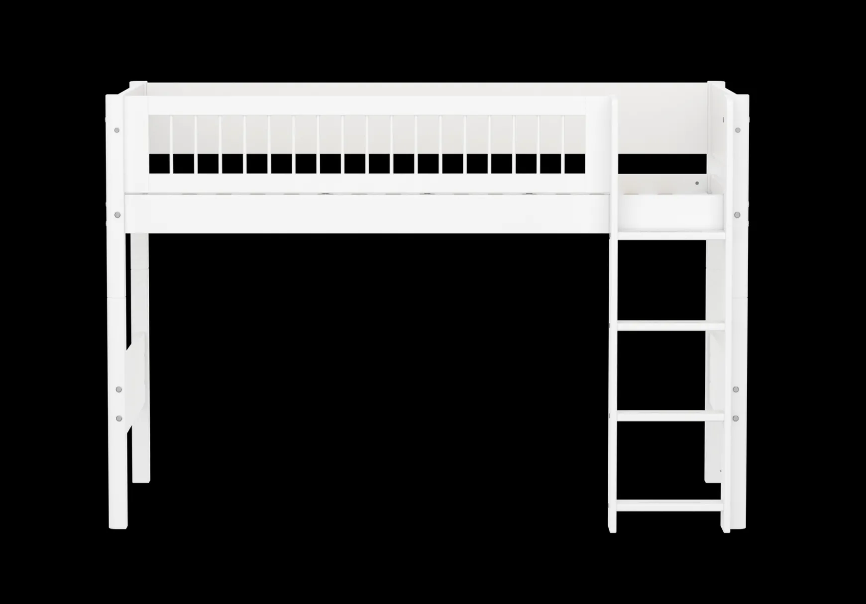 FLEXA Mid High Beds*Semi-high bed w. straight ladder