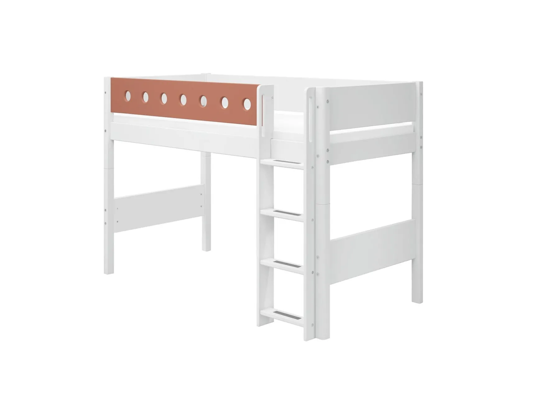 FLEXA Mid High Beds*Semi-high bed w. straight ladder