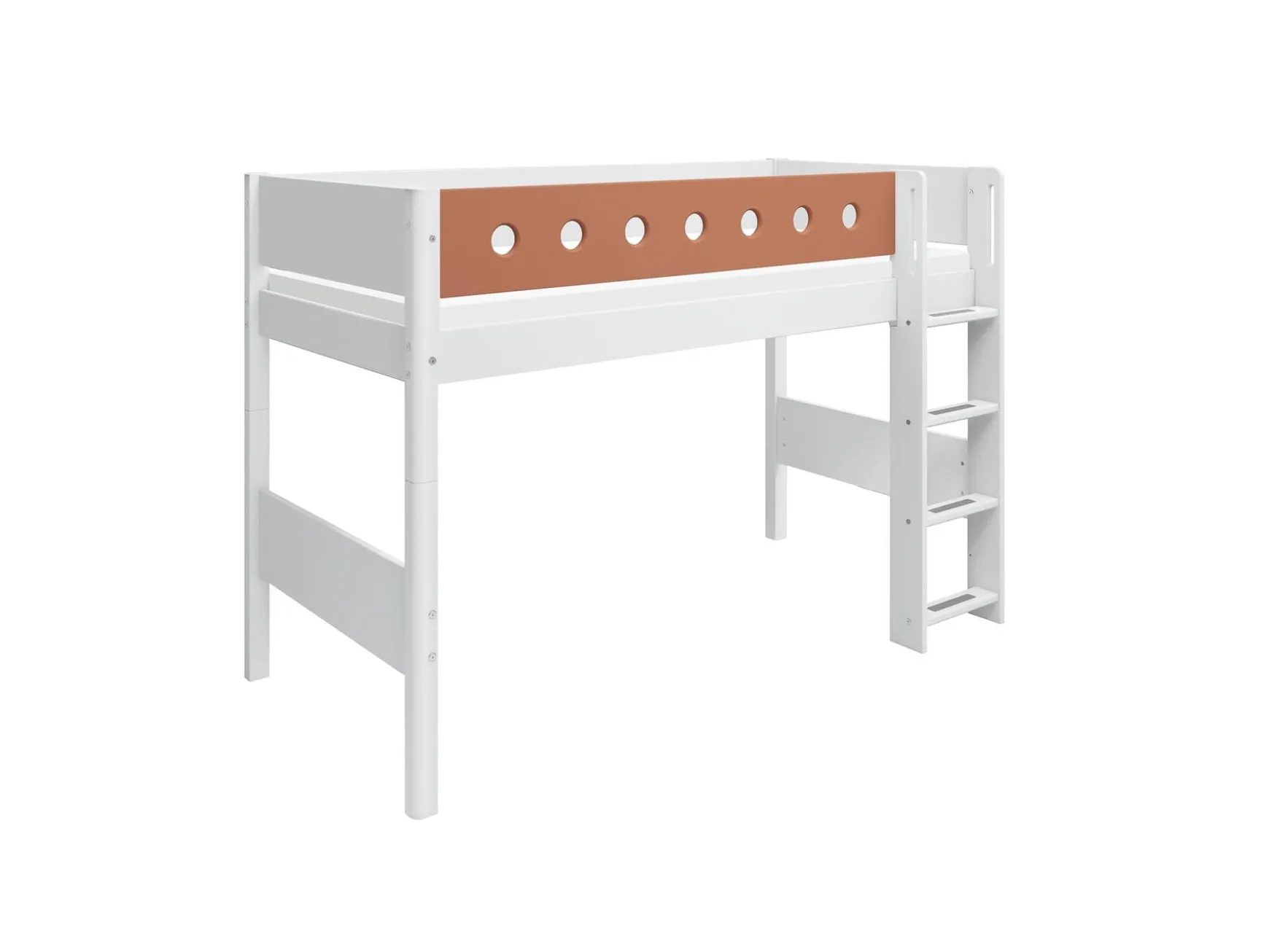FLEXA Mid High Beds*Semi-high bed w. straight ladder