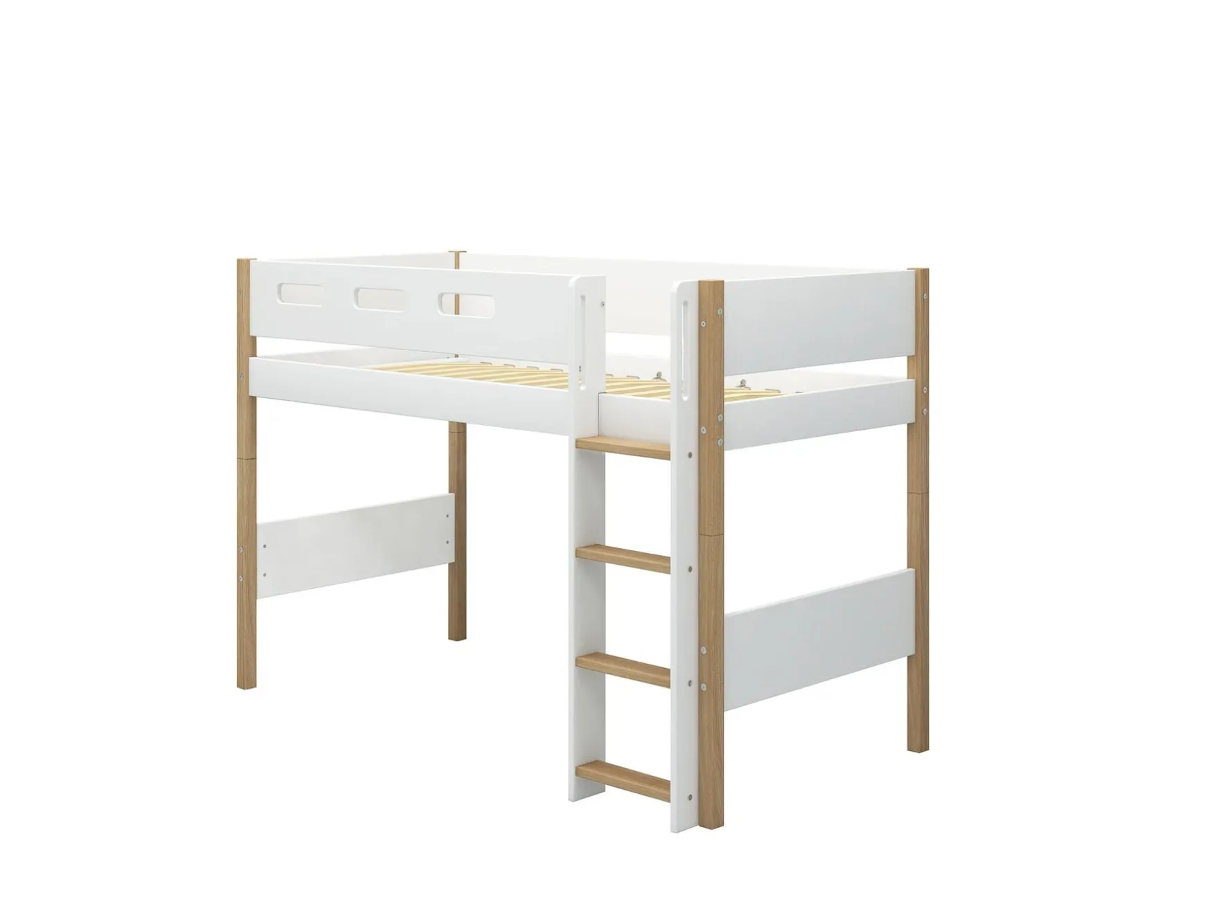 FLEXA Mid High Beds*Semi-high bed w. straight ladder