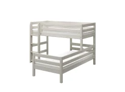 FLEXA Bunk Beds|Mid High Beds*Semi-high bed w. straight ladder