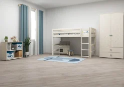 FLEXA Mid High Beds*Semi-high bed w. straight ladder