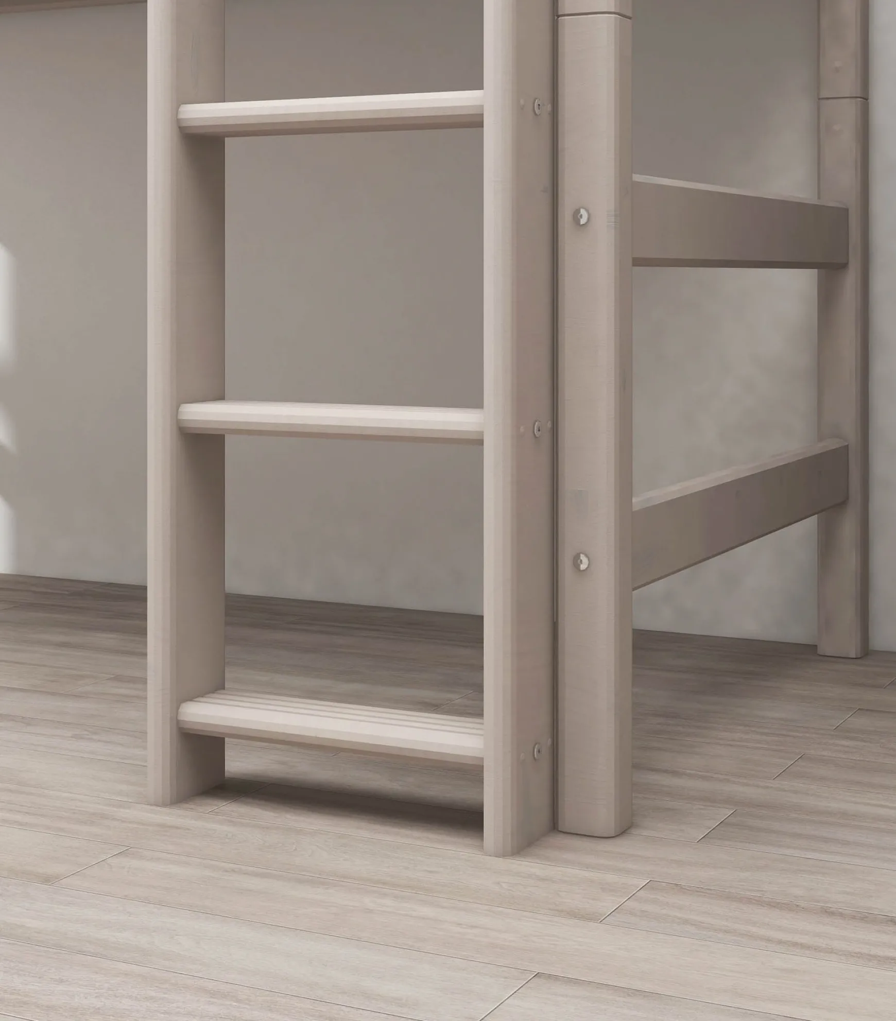 FLEXA Mid High Beds*Semi-high bed w. straight ladder