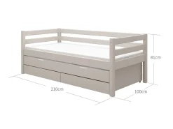 FLEXA Rebuild|Beds With Pull-Out Bed*Single bed with trundle pullout bed