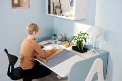 FLEXA Desk Accessories*STUDY Desk pad, Dark Montain Grey, 66x43 cm