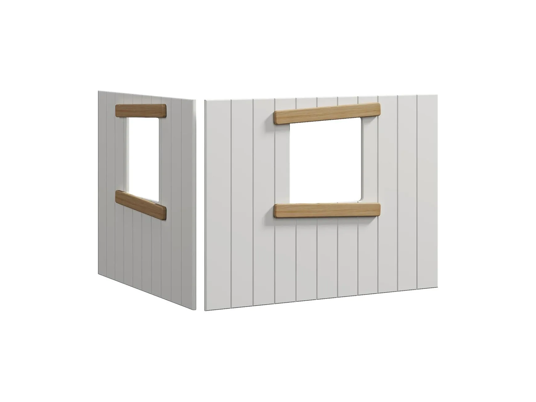 FLEXA House Bed Parts*Treehouse Bed Fronts, oak frame