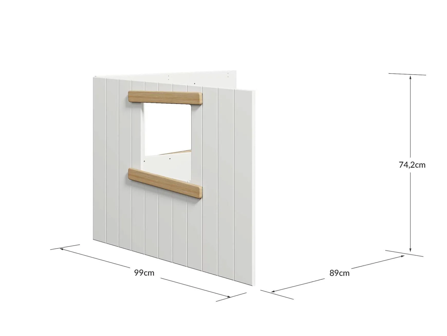 FLEXA House Bed Parts*Treehouse Bed Fronts, oak frame