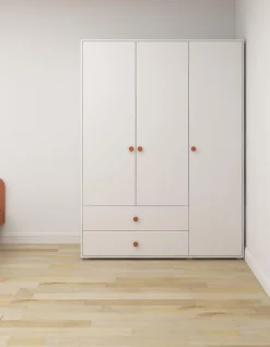 FLEXA Wardrobes*Wardrobe, 3 doors + 2 drawers