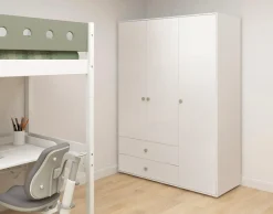 FLEXA Wardrobes*Wardrobe, 3 doors + 2 drawers