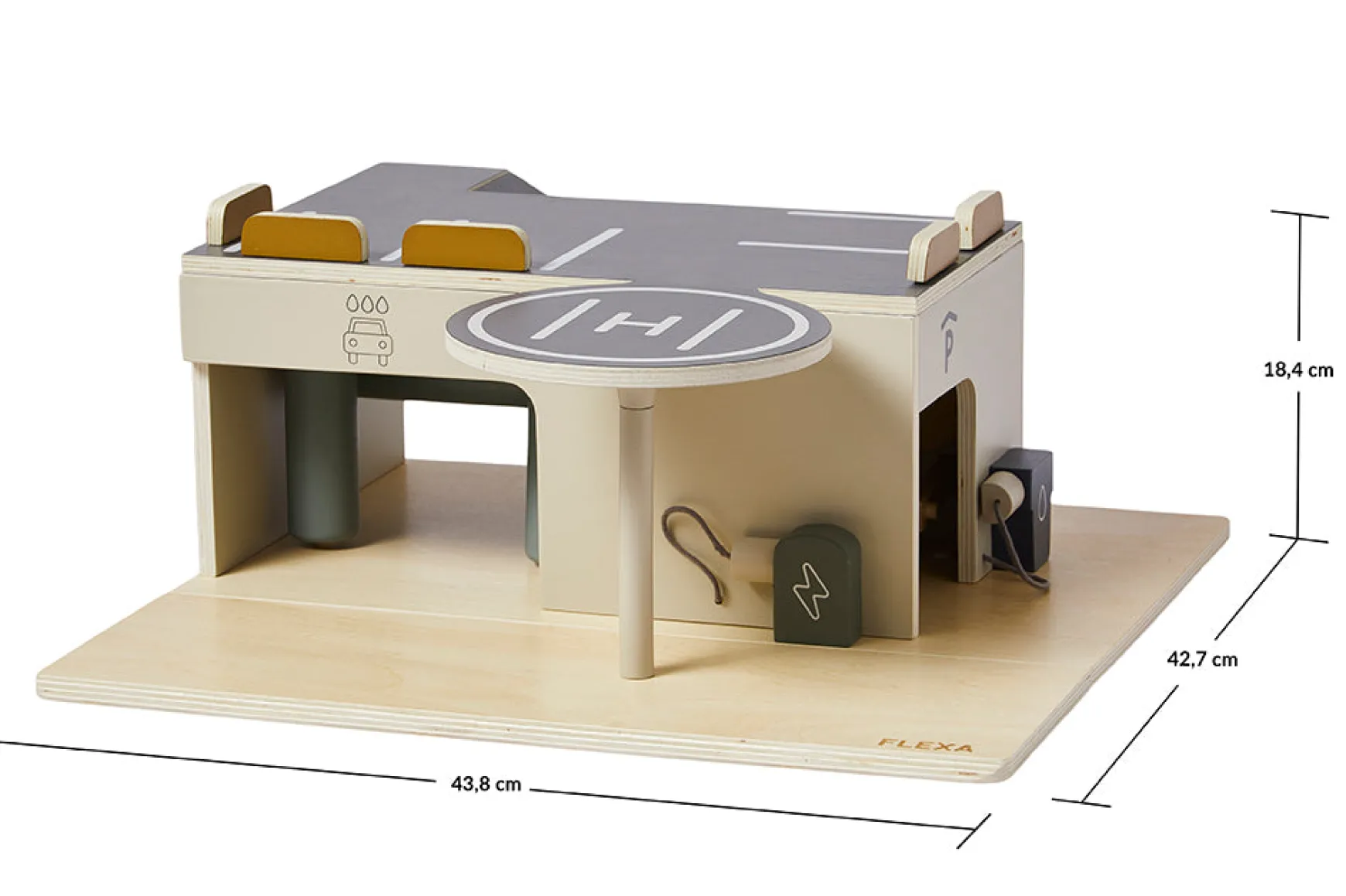 FLEXA 6 Years Old|5 Years Old*Wooden Parking Garage